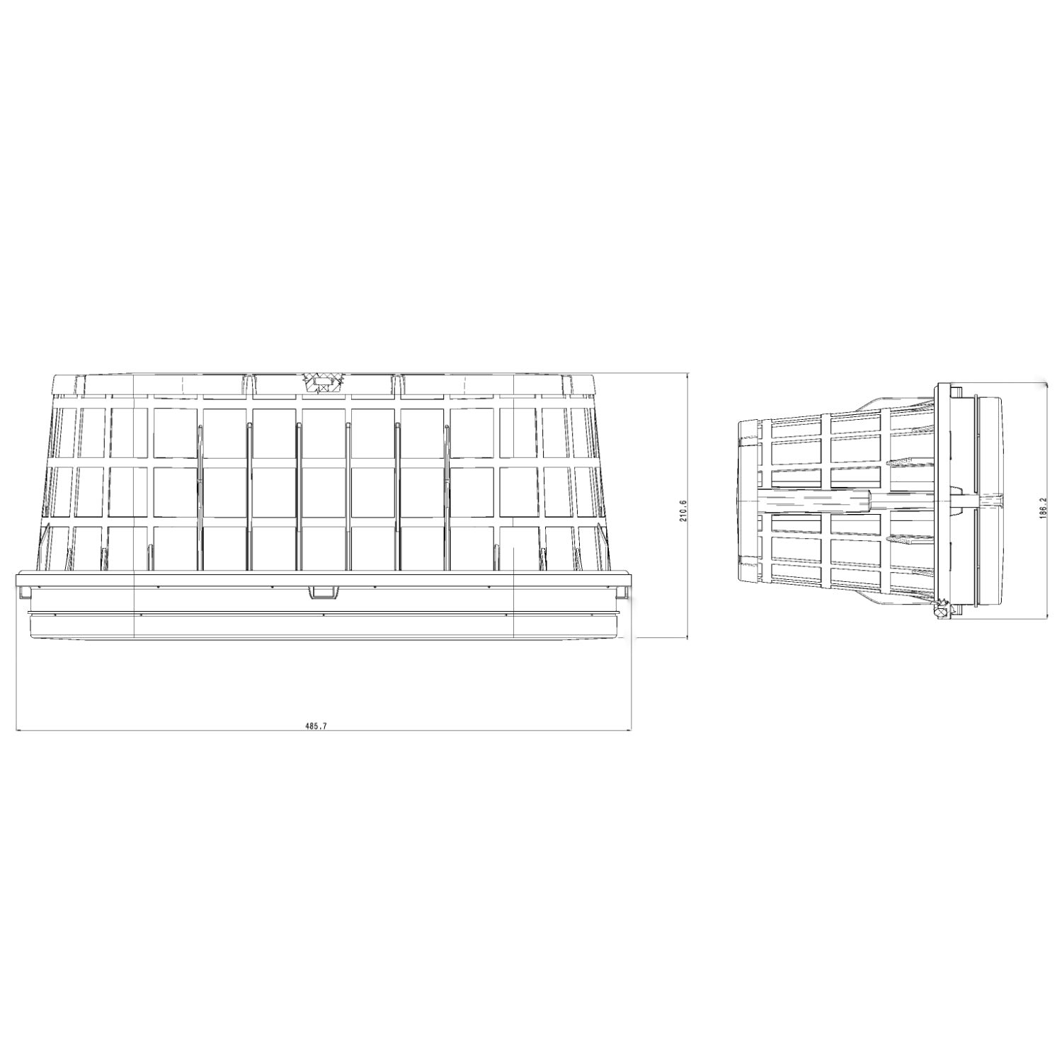MERCEDES ANTOS Air Filter A0040947204
