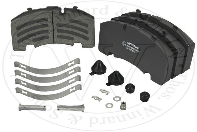 Brake Pad Set WP132 - ECE R90 Approved BPW SAF